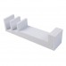 3 Pieces U Shape Wall Mount Fiberboard Shelf Storage Shelving Floating Shelves   263013552267